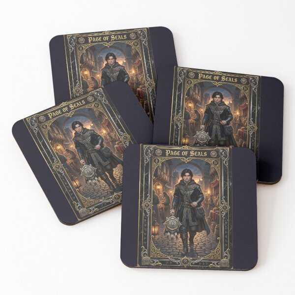 Item preview, Page of Seals- tarot card designed and sold by Studio77-Gothic.