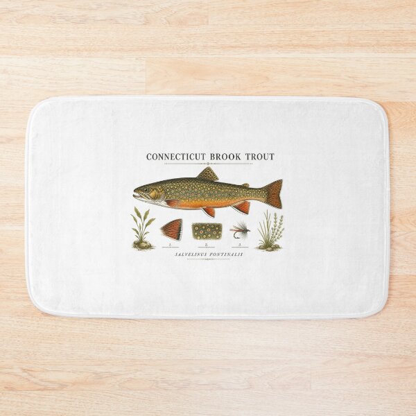 Item preview, Connecticut Brook Trout Fishing Art | New England Angler Design designed and sold by AMICO77.
