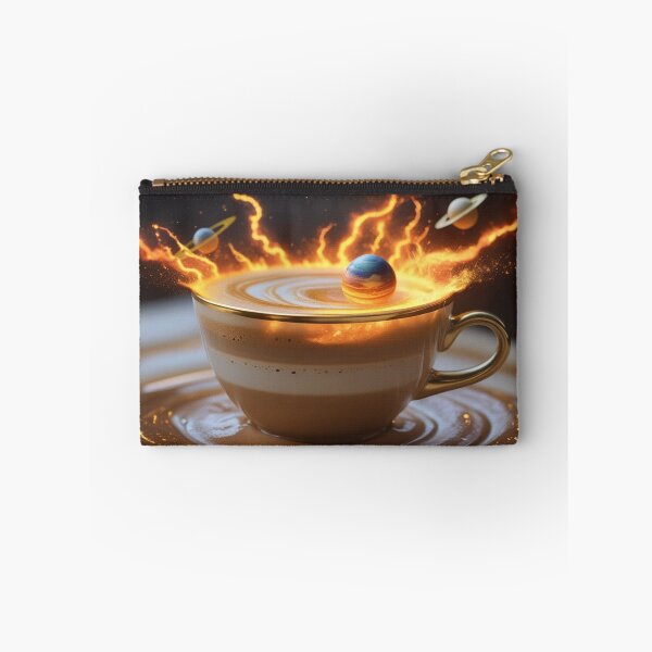 Item preview, Cosmic Coffee Cup with Planets and Fiery Galaxy. designed and sold by fbtrisha.