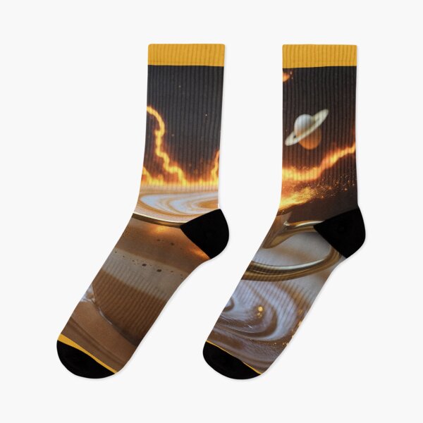 Item preview, Cosmic Coffee Cup with Planets and Fiery Galaxy. designed and sold by fbtrisha.