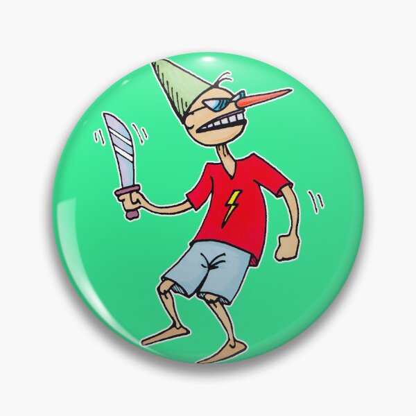 Item preview, Angry Pinocchio designed and sold by SpaceCatVisions.