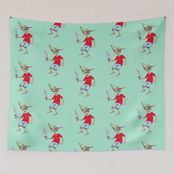Item preview, Angry Pinocchio designed and sold by SpaceCatVisions.