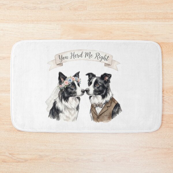 Item preview, Border Collie Wedding designed and sold by Tiffany Roy.