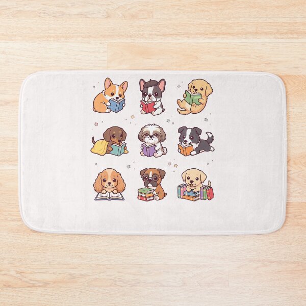 Item preview, Dogs Reading Books Cute Puppy Book Lover Bookworm Dog designed and sold by Mykittens69.