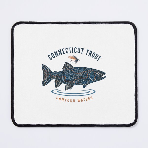 Item preview, Connecticut Brook Trout Fishing Art | New England Angler Design designed and sold by AMICO77.