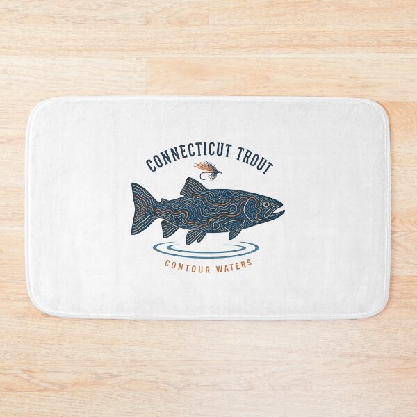 Item preview, Connecticut Brook Trout Fishing Art | New England Angler Design designed and sold by AMICO77.