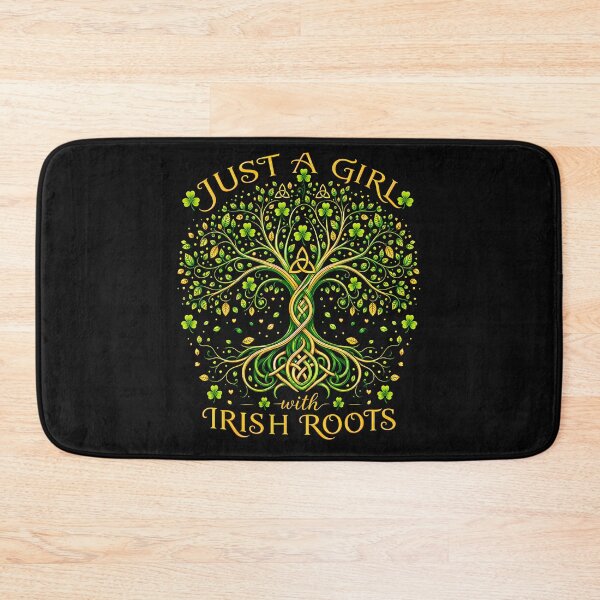 Item preview, Just A Girl With Irish Roots Celtic Tree Of Life Heritage designed and sold by Mykittens69.