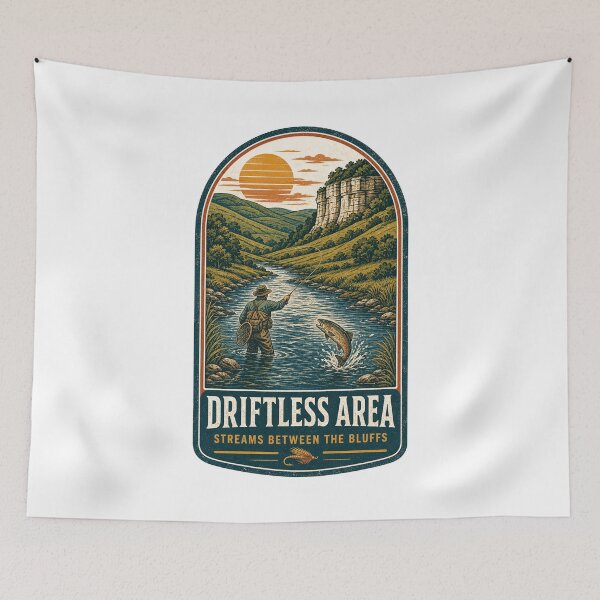 Item preview, Driftless Area Coldwater Streams | Bluff Country Outdoor Art designed and sold by AMICO77.