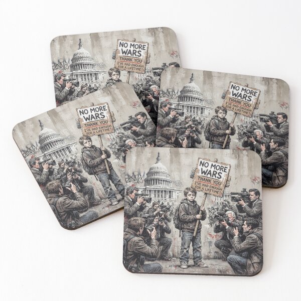 Item preview, Teenage Boy Protesting Wars designed and sold by Home Decor Art.
