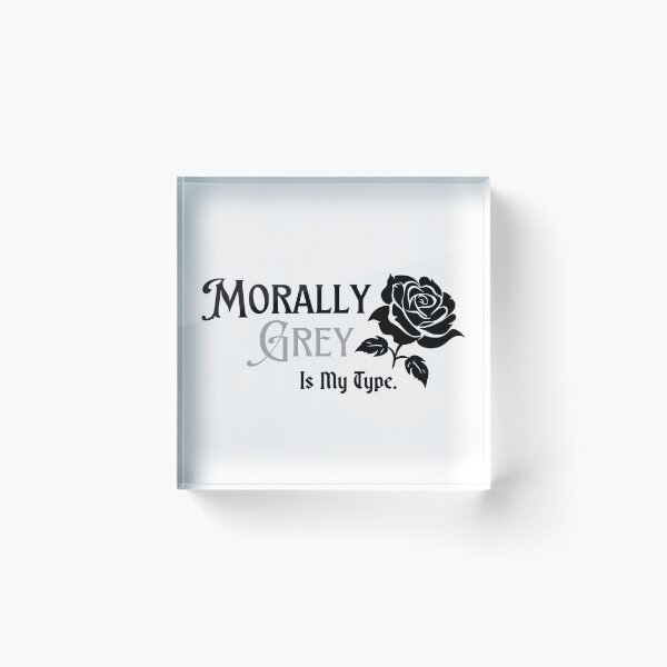 Item preview, Morally Grey Is My Type - Dark Romance Romantasy Quote designed and sold by witchlingart.
