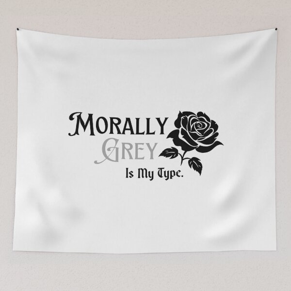 Item preview, Morally Grey Is My Type - Dark Romance Romantasy Quote designed and sold by witchlingart.