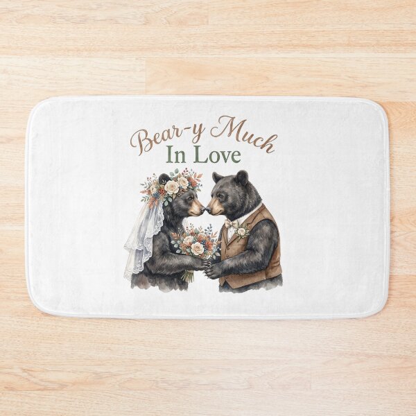 Item preview, Black Bear Wedding designed and sold by Tiffany Roy.