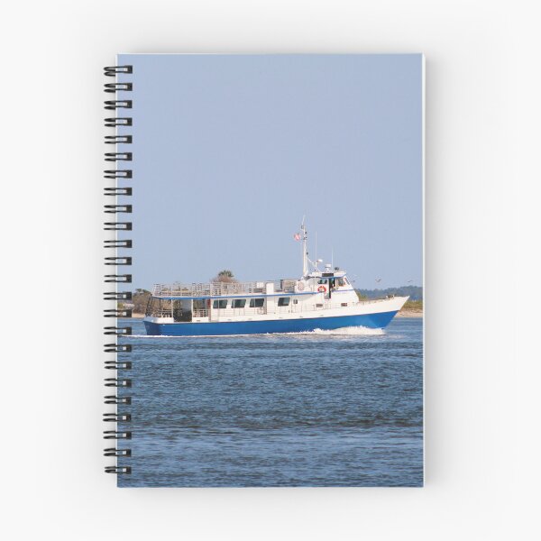 Item preview, White and Blue Boat on Open Water designed and sold by Cynthia48.