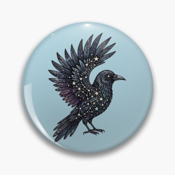 Item preview, Celestial Constellation Raven Gothic Star Design designed and sold by HopeAndHustle.