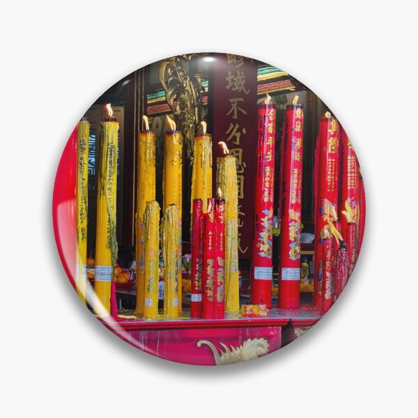 Item preview, Buddhist Temple Offering Candles Shrine Photography designed and sold by HistoryDesigns.