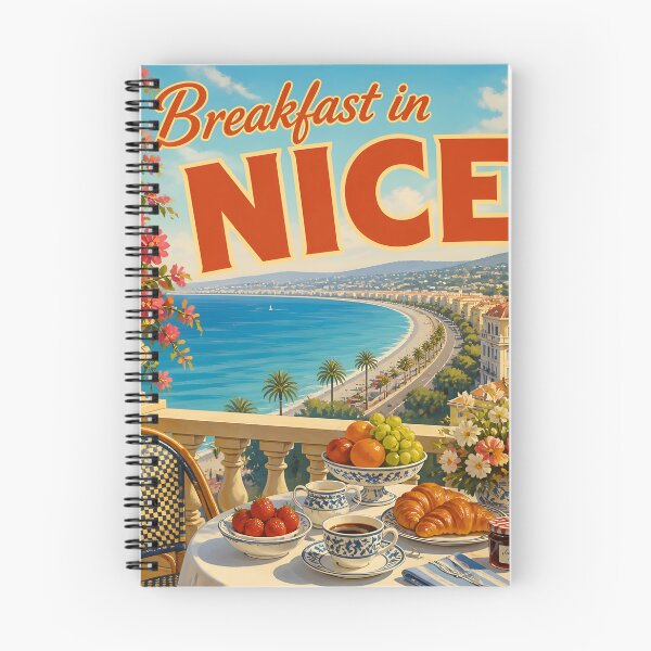Item preview, Nice France - Vintage Travel Poster designed and sold by LSVart.