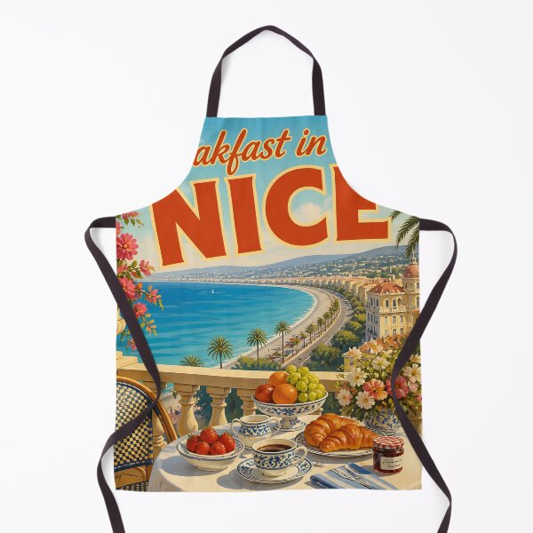 Aperçu de l'œuvre Nice, France - Affiche de voyage vintage créée et vendue par LSVart.