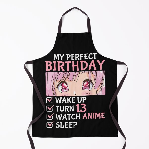 Item preview, 13th Birthday Watch Anime Teen Girl Turning 13 Anime Manga Gift T-Shirt designed and sold by VelourEmber.