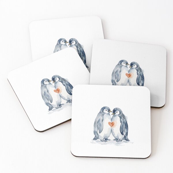Item preview, Penguin Couple Love designed and sold by Roy & Tiffany.