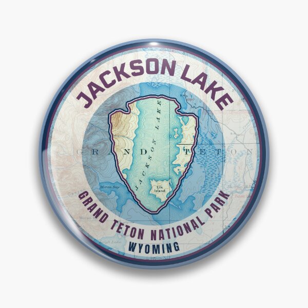 Item preview, Souvenir Map - Grand Teton Jackson Lake designed and sold by Willz Designz.