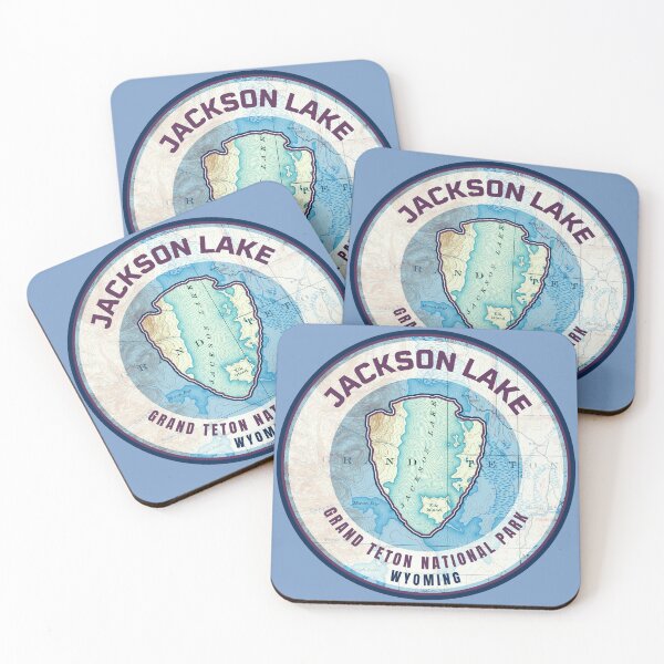 Item preview, Souvenir Map - Grand Teton Jackson Lake designed and sold by Willz Designz.