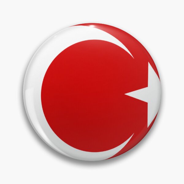 Item preview, Turkish Flag Crescent and Star designed and sold by CinderMile.