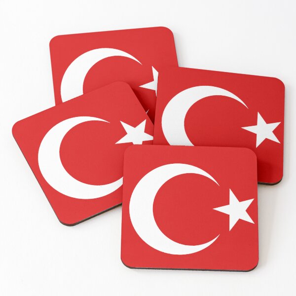 Item preview, Turkish Flag Crescent and Star designed and sold by CinderMile.