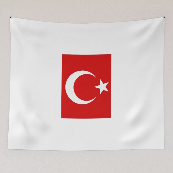 Item preview, Turkish Flag Crescent and Star designed and sold by CinderMile.