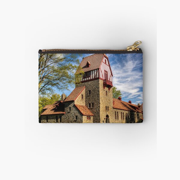 Item preview, Historic Stone Lodge Beneath a Brilliant Blue Sky designed and sold by Kimberly Palmer.