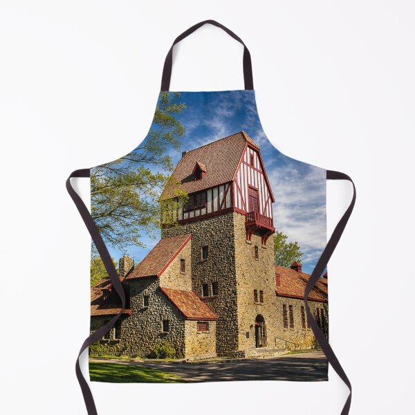 Item preview, Historic Stone Lodge Beneath a Brilliant Blue Sky designed and sold by Kimberly Palmer.