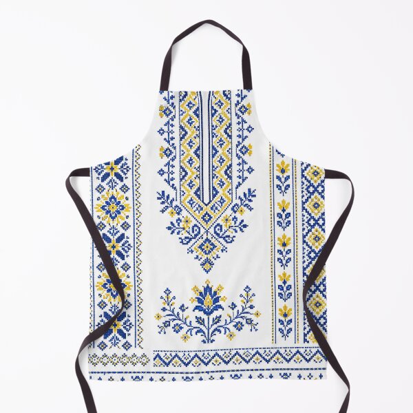 Item preview, Blue and Yellow Floral Embroidery designed and sold by ZYVARENNE.