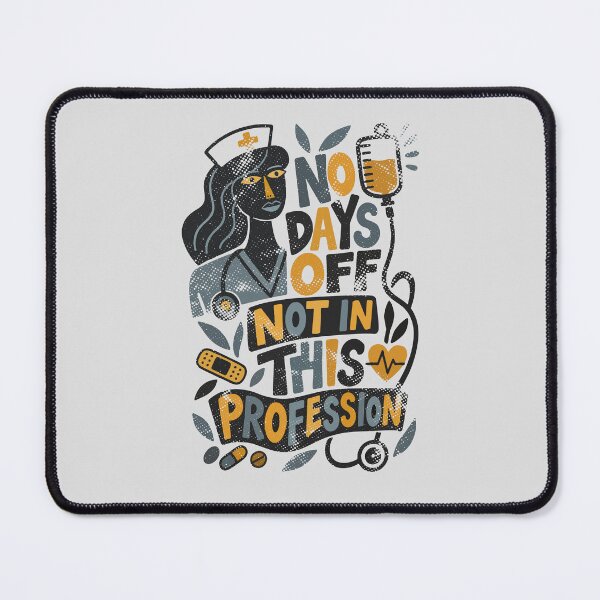 Item preview, No Days Off Not In This Profession — Funny Nurse Gift | RN Tote Bag Nurse Humor Healthcare Worker designed and sold by KiwyStudio.