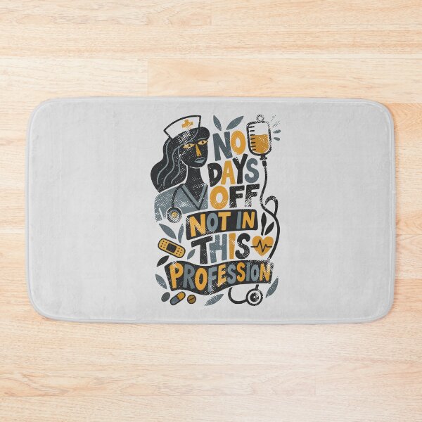 Item preview, No Days Off Not In This Profession — Funny Nurse Gift | RN Tote Bag Nurse Humor Healthcare Worker designed and sold by KiwyStudio.