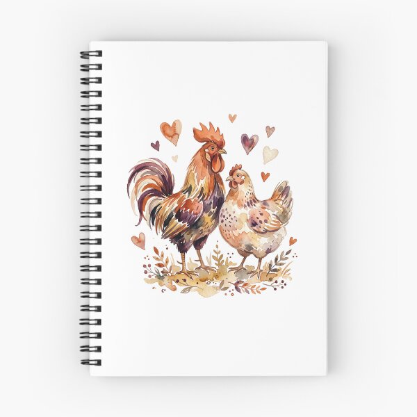 Item preview, Rooster Hen Couple designed and sold by Roy & Tiffany.