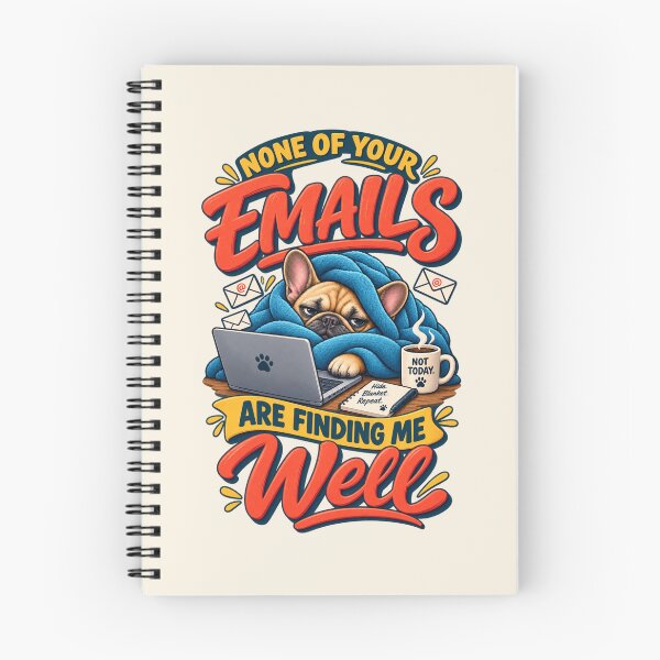 Item preview, None of Your Emails Are Finding Me Well French Bulldog Work From Home Humor designed and sold by PunchDrop.
