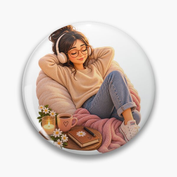 Item preview, Gezellige Herfst Relax Illustratie designed and sold by Qenlo.