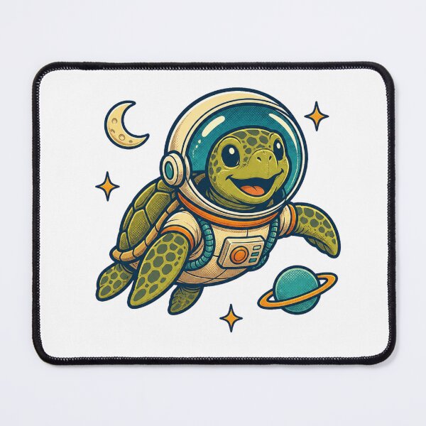 Item preview, Turtle astronaut floats in space designed and sold by CalipZO.
