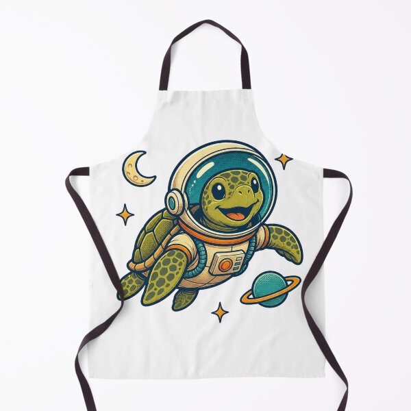 Item preview, Turtle astronaut floats in space designed and sold by CalipZO.