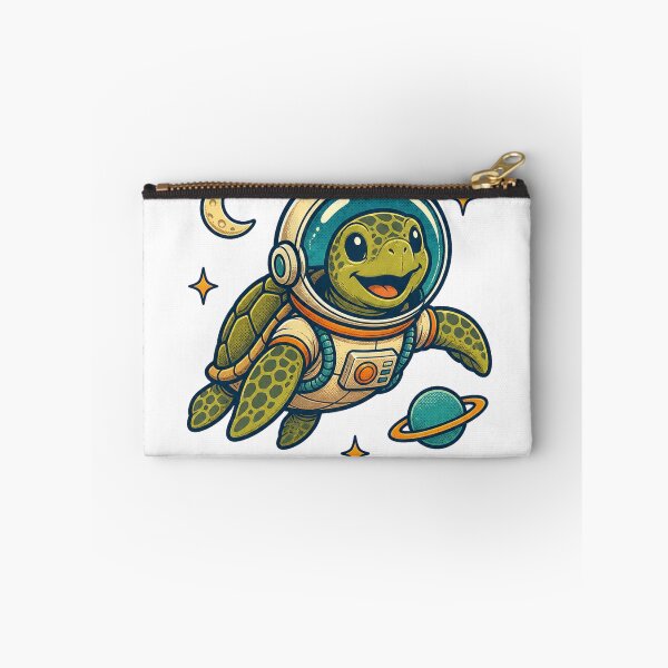 Item preview, Turtle astronaut floats in space designed and sold by CalipZO.