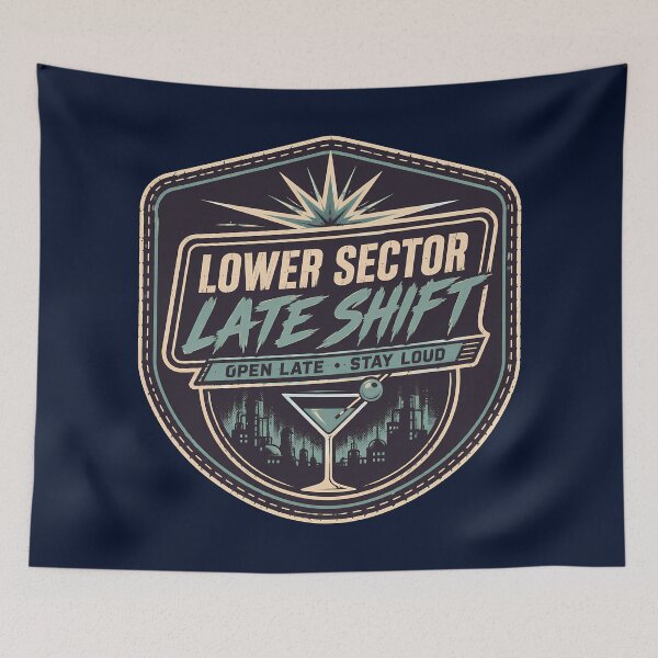 Item preview, Lower Sector Late Shift Patch designed and sold by agearb.