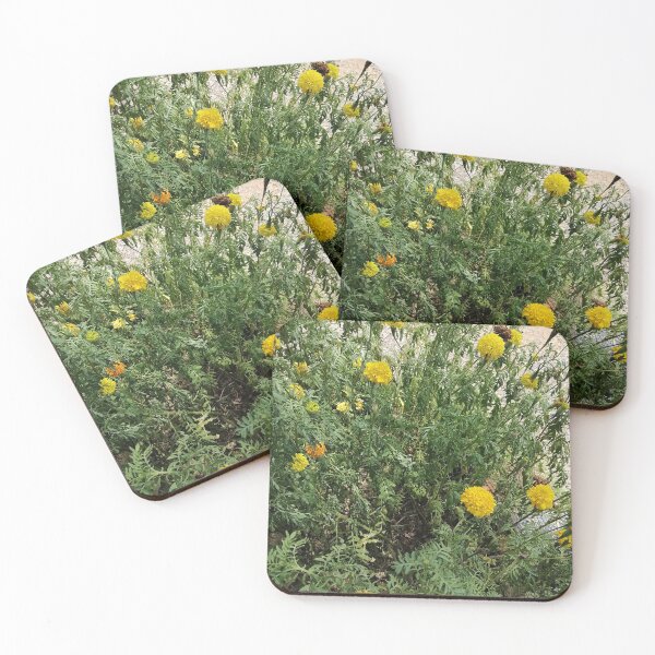 Item preview, Yellow Marigold Garden Flowers designed and sold by PhuongVoArt.