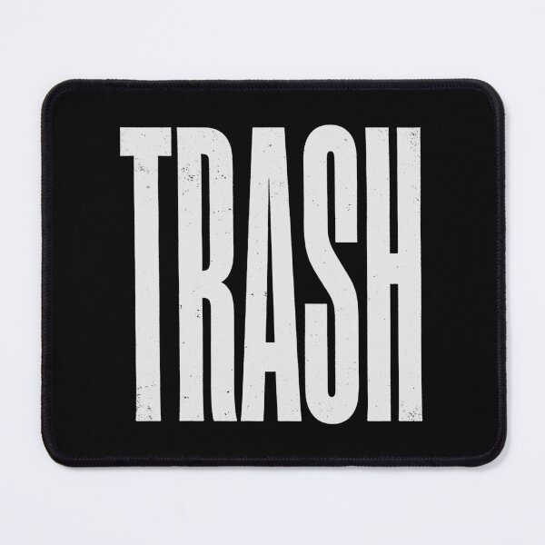 Item preview, TRASH in White Grungy Letters designed and sold by StudioDestruct.