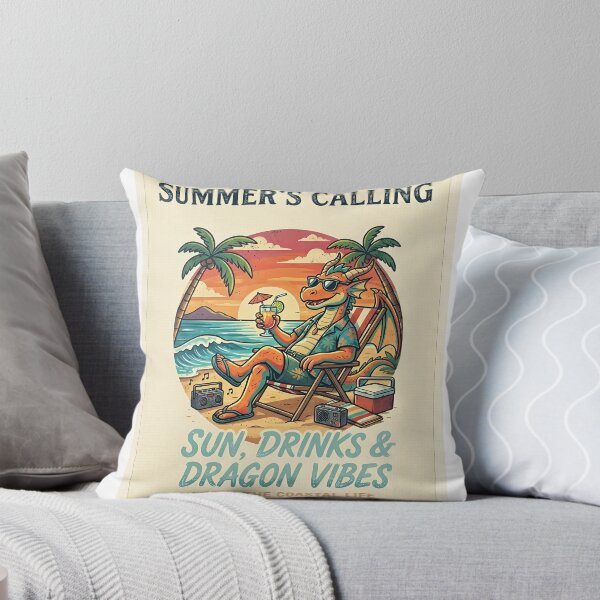 Item preview, Chilling Dragon by the Beach designed and sold by Yexplora.