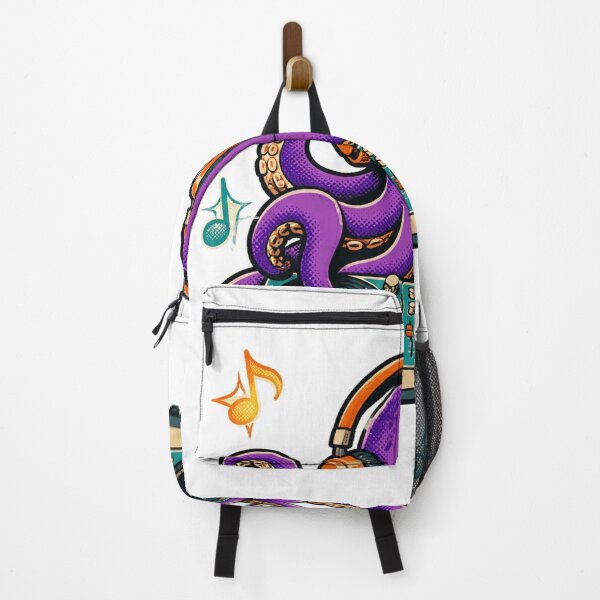 Item preview, Funky Octopus DJ with vinyl records designed and sold by CalipZO.