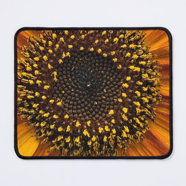 Item preview, Radiant Amber Sunflower Geometry designed and sold by Astute-Artio-Photography.