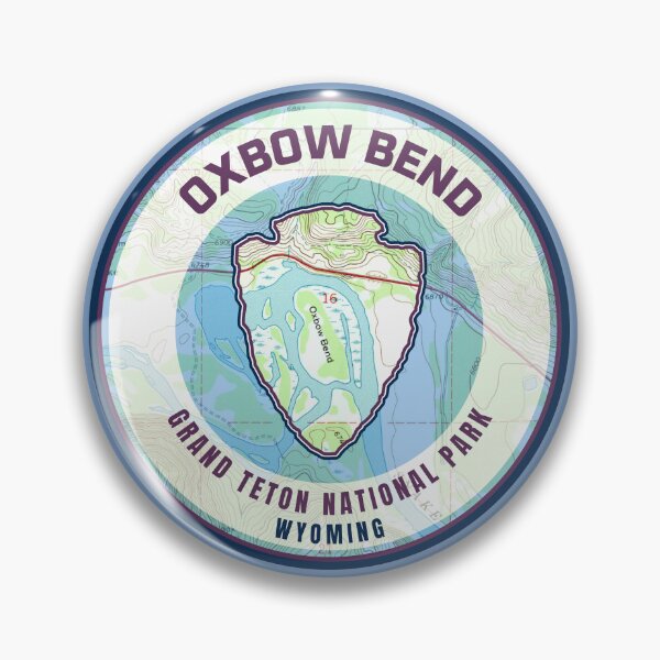 Item preview, Souvenir Map - Grand Teton Oxbow Bend designed and sold by Willz Designz.