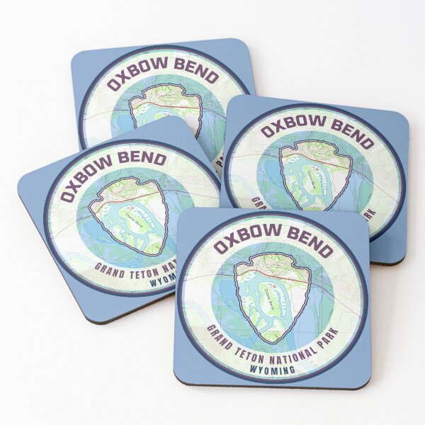 Item preview, Souvenir Map - Grand Teton Oxbow Bend designed and sold by Willz Designz.