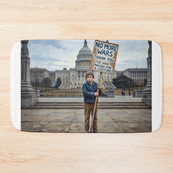 Item preview, Teenage Boy Protesting Wars designed and sold by Home Decor Art.
