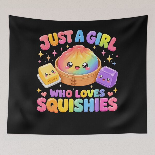 Item preview, Just A Girl Who Loves Squishies designed and sold by Mykittens69.