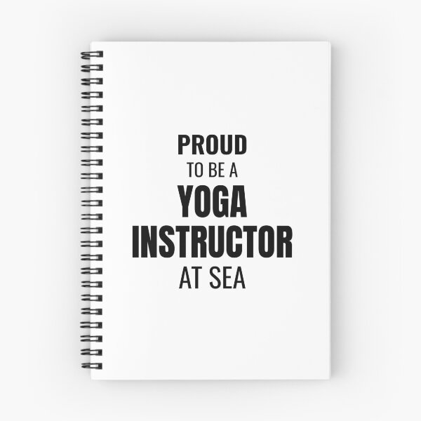 Item preview, Proud to be a Yoga Instructor at Sea (Black) designed and sold by ShipCrewNation.